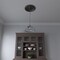 Ekena Millwork PVC Medallion (Canopies up to 9 1/2"), 16"OD x 3 1/2"ID x 1 3/8"P, Metallic Weathered Steel CMP16TRDST - alternate 7